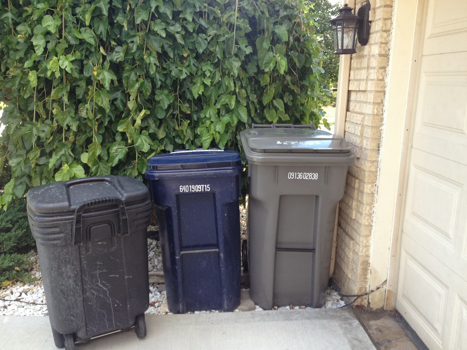 OrlandParker New garbage cans delivered today in Orland Park
