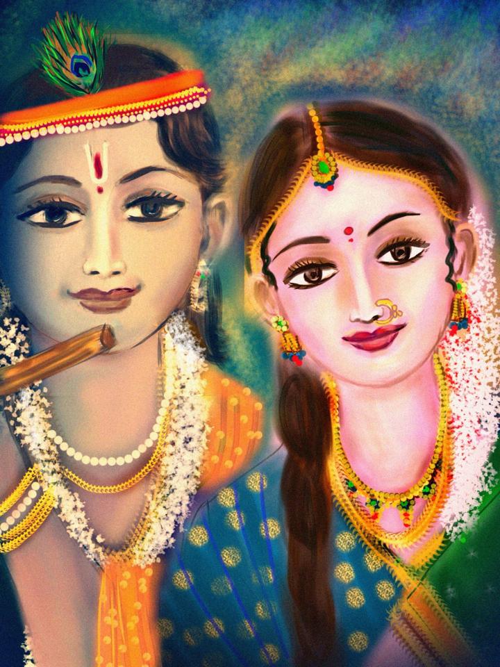 19 Special Radhe Krishna Rangoli for Krishna Janmastami