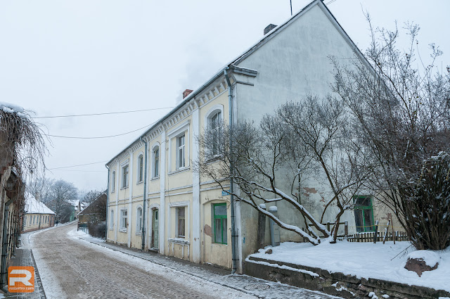 Tukums ziemā sniegā janvārī