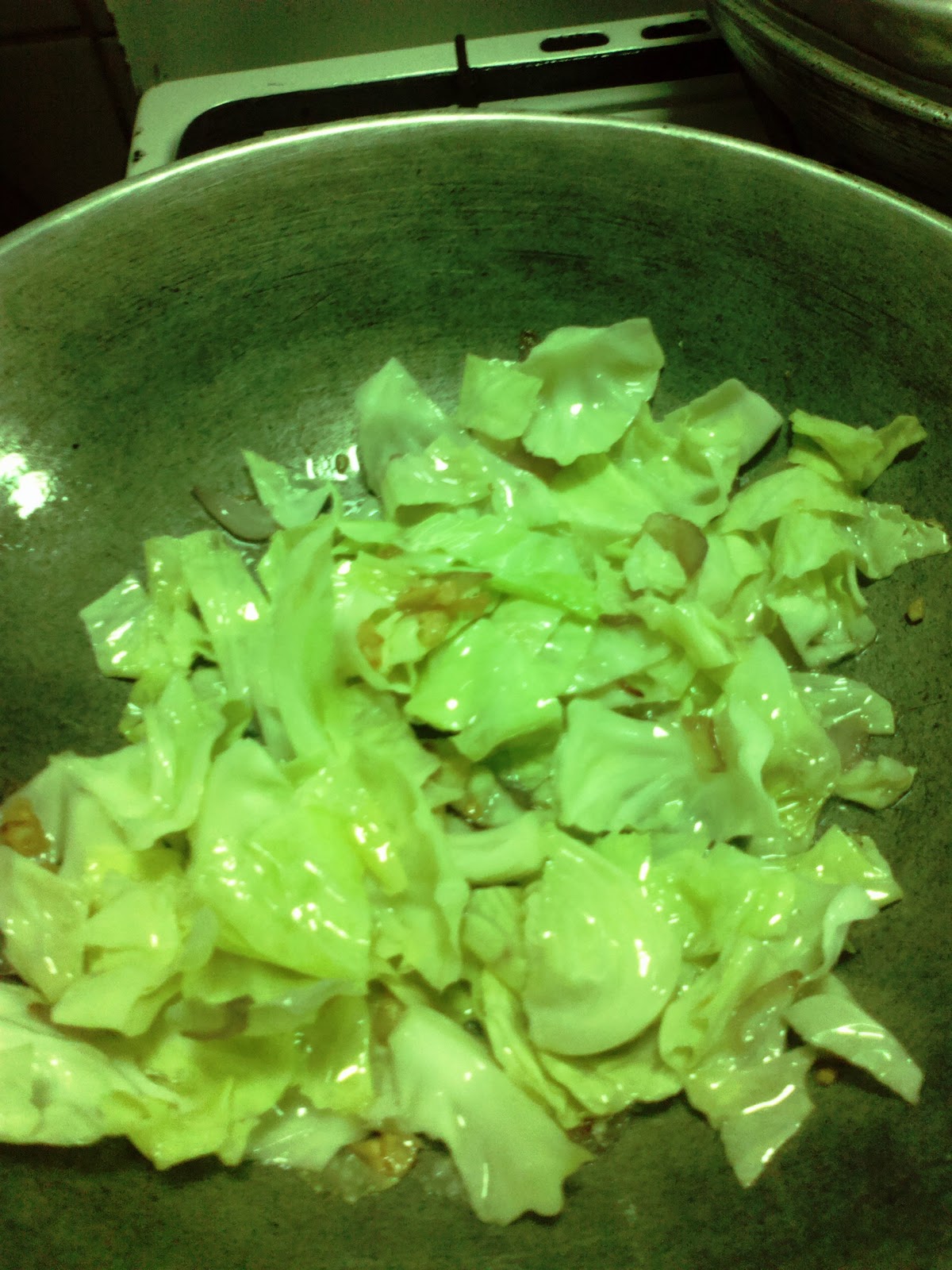 justBLOG StirFried Cabbage in Oyster Sauce