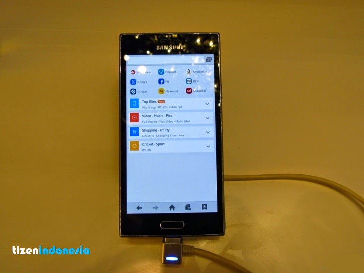 Smartphone murah Samsung Z1 akan dirilis di India bulan depan