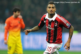 Kevin Prince Boateng scored the first goal for Milan
