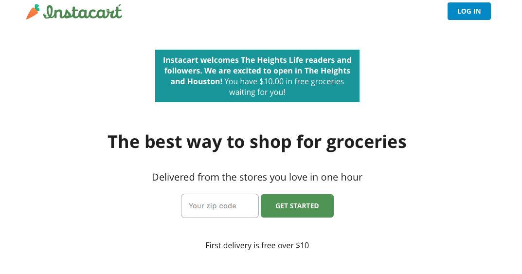 Instacart coupon codes