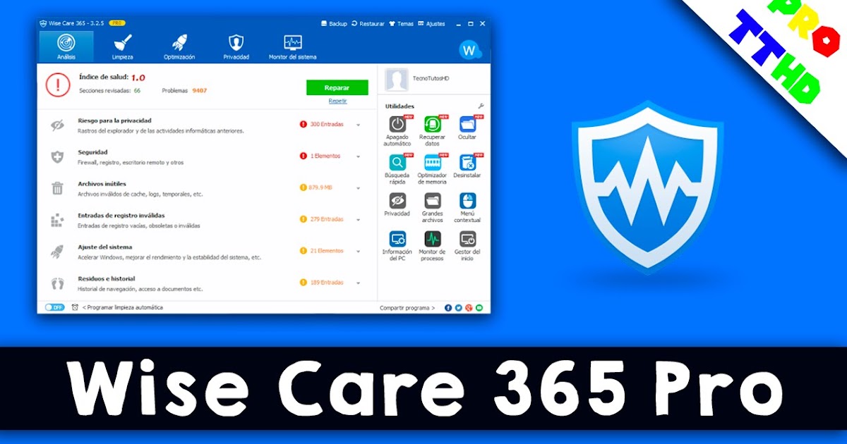 Wise Care 365 - Serial Key Crack - ItaHD - YouTube