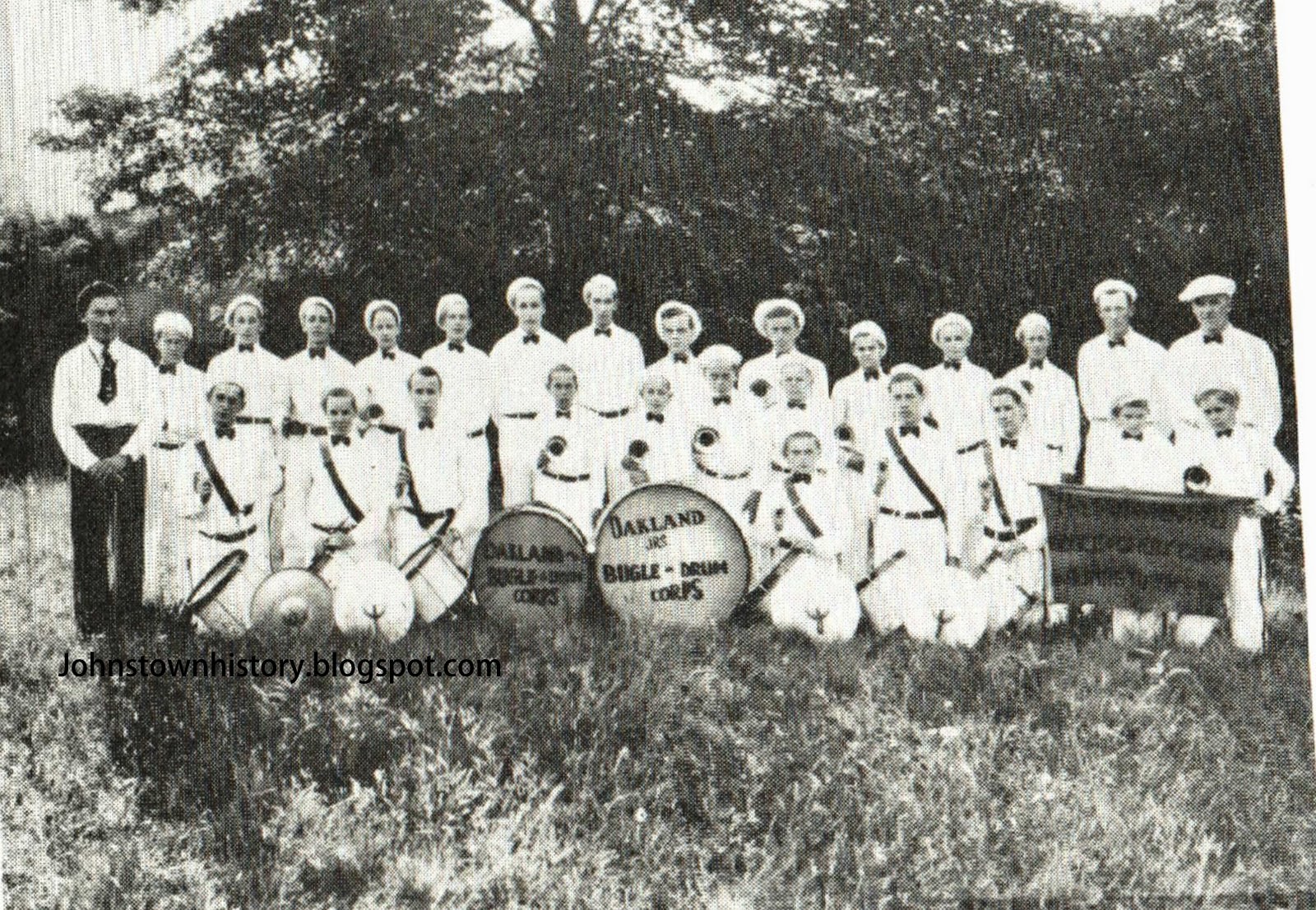 Vintage Johnstown Oakland Bugle & Drum Corps
