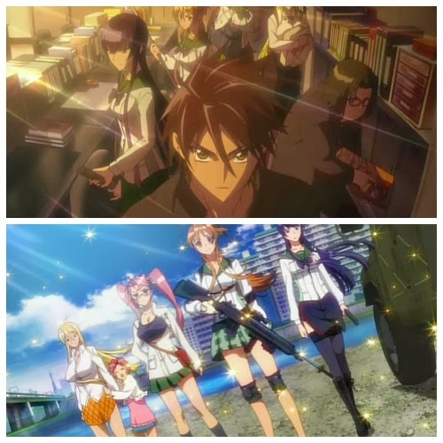 Anime and Book Messiah: Anime Review: High School of the Dead