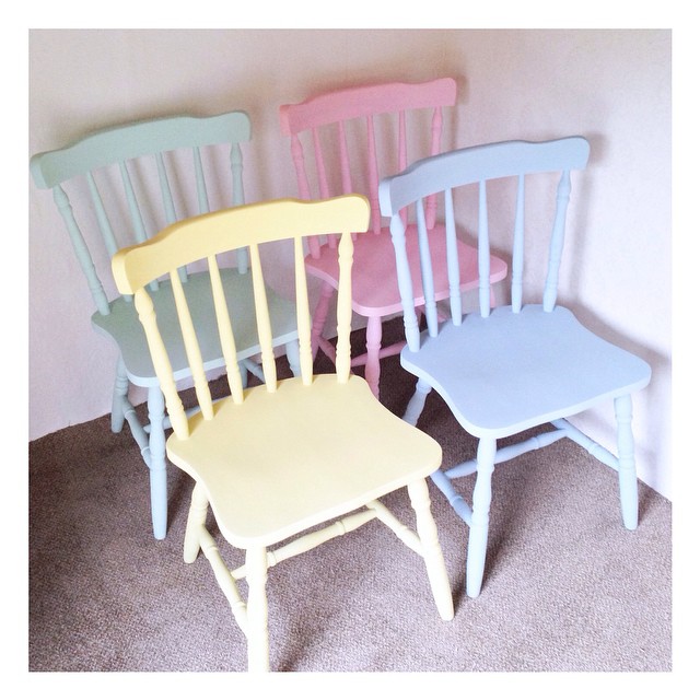 Cute Pinterest Pastel chairs