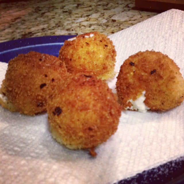 the daily deelight Goat Cheese Fritters