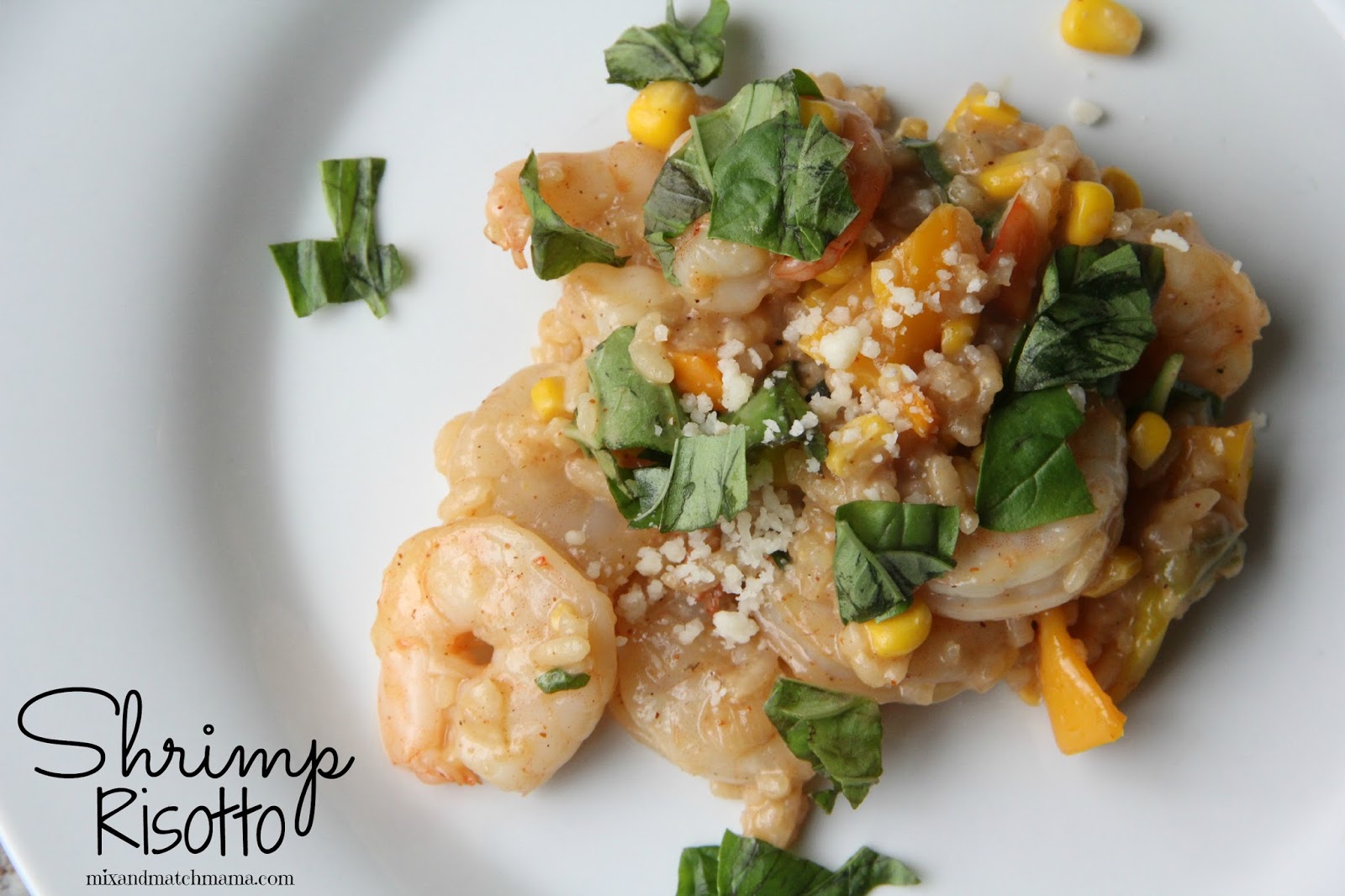Shrimp Risotto Mix and Match Mama