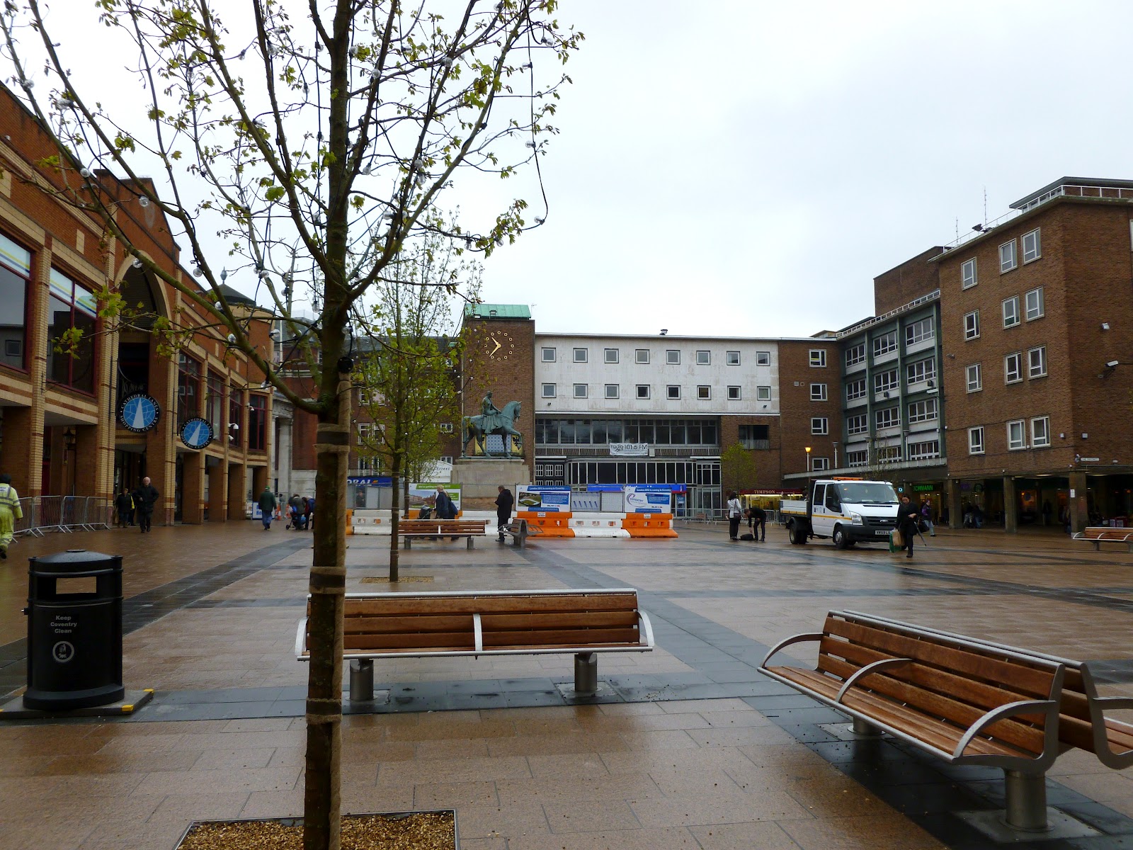 Today Around Coventry Broadgate....Open For Business