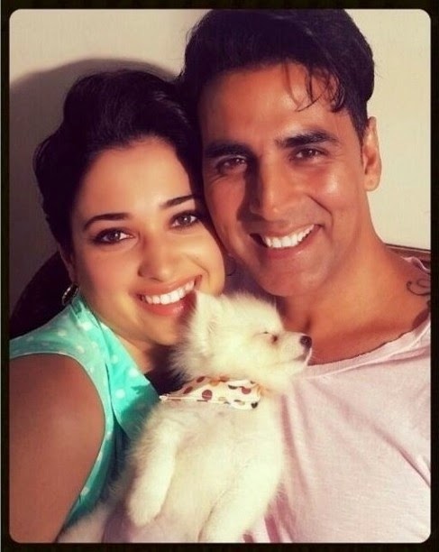 Akshay Kumar & Tamanna Bhatia Couple HD Wallpapers Free Download