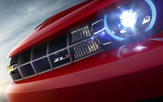 Chevrolet Camaro ZL1 Red Spotlights HD Wallpaper