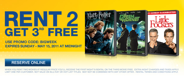 Blockbuster coupons