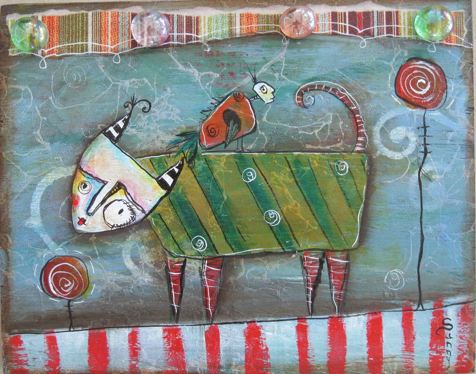 Sparkle And Spin The Art Of Sunny Carvalho New Small Painting