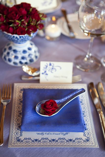 table setting for buffet wedding images