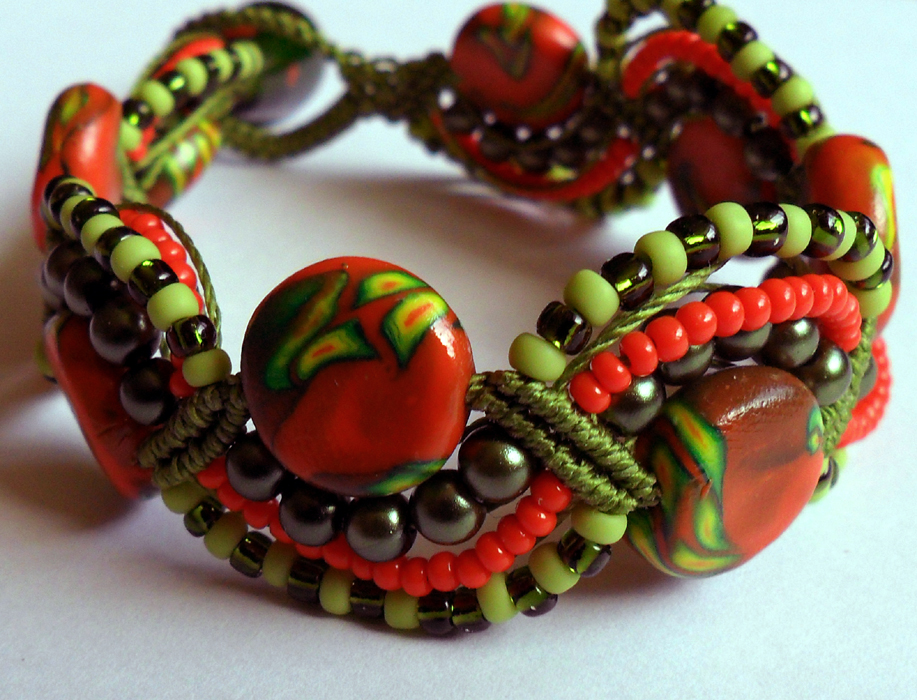 Grandma Coco's Designs Red Hot Chili Pepper Bracelet