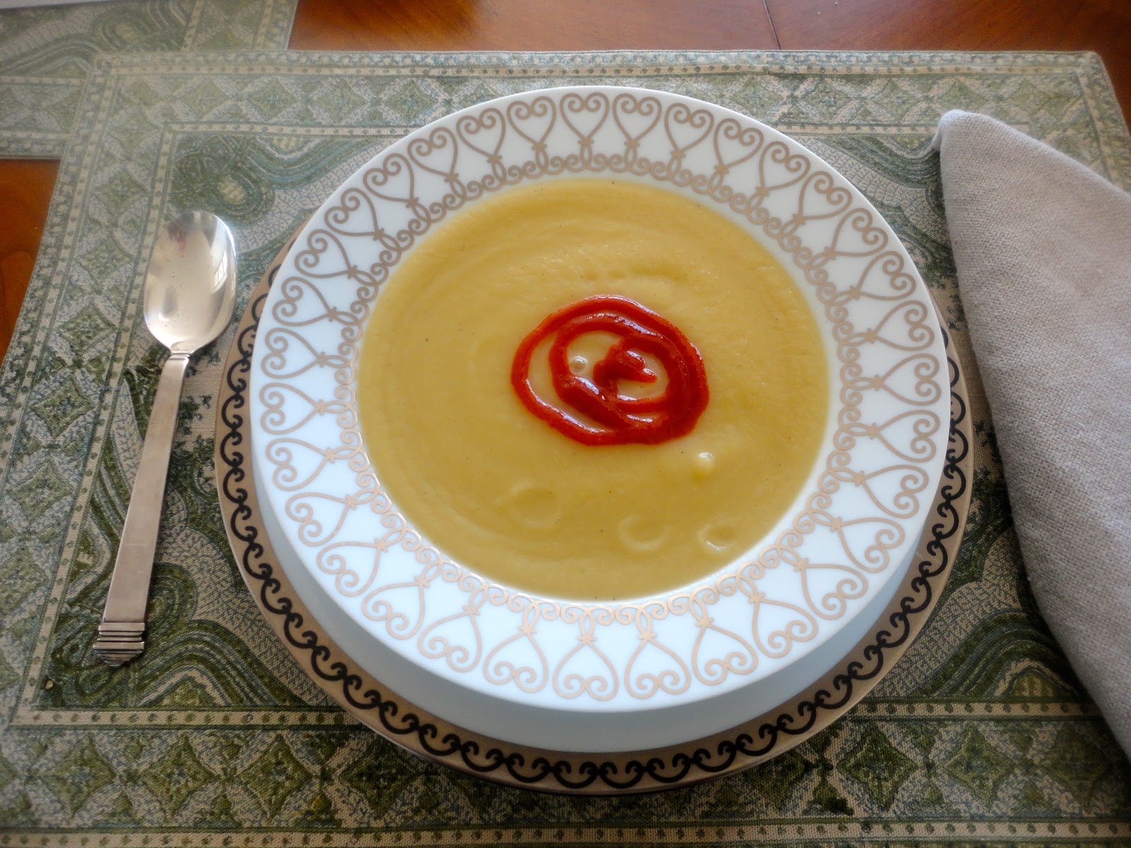 spicy cauliflower soup james martin