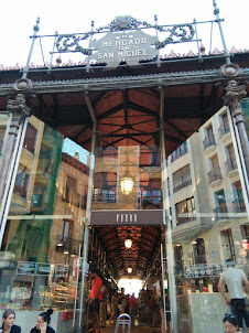 San Miguel Mercado market in Madrid.