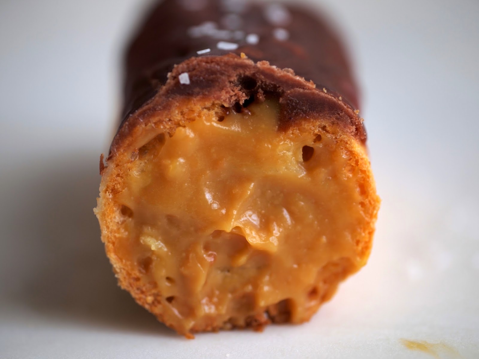 SALTED CARAMEL ECLAIRS