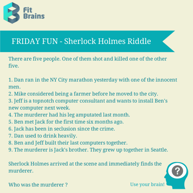 Friday Brain Teaser