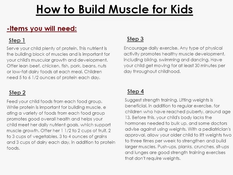 reducefatfast Muscle kid Best tips to build muscle for kids