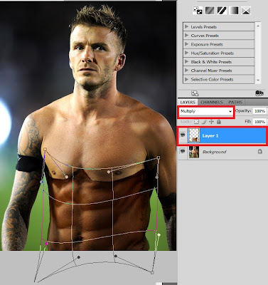SEARCH AND BUY THIS PRODUCT Adobe Photoshop Learning: David Beckham Photoshop: How To