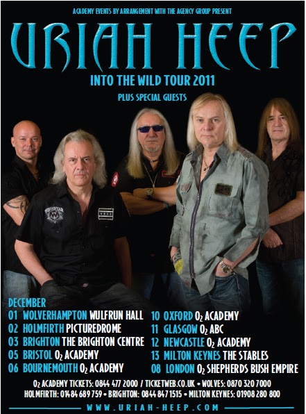 Bcfm Sunday Rockshow News Feed Uriah Heep Uk Tour Dates
