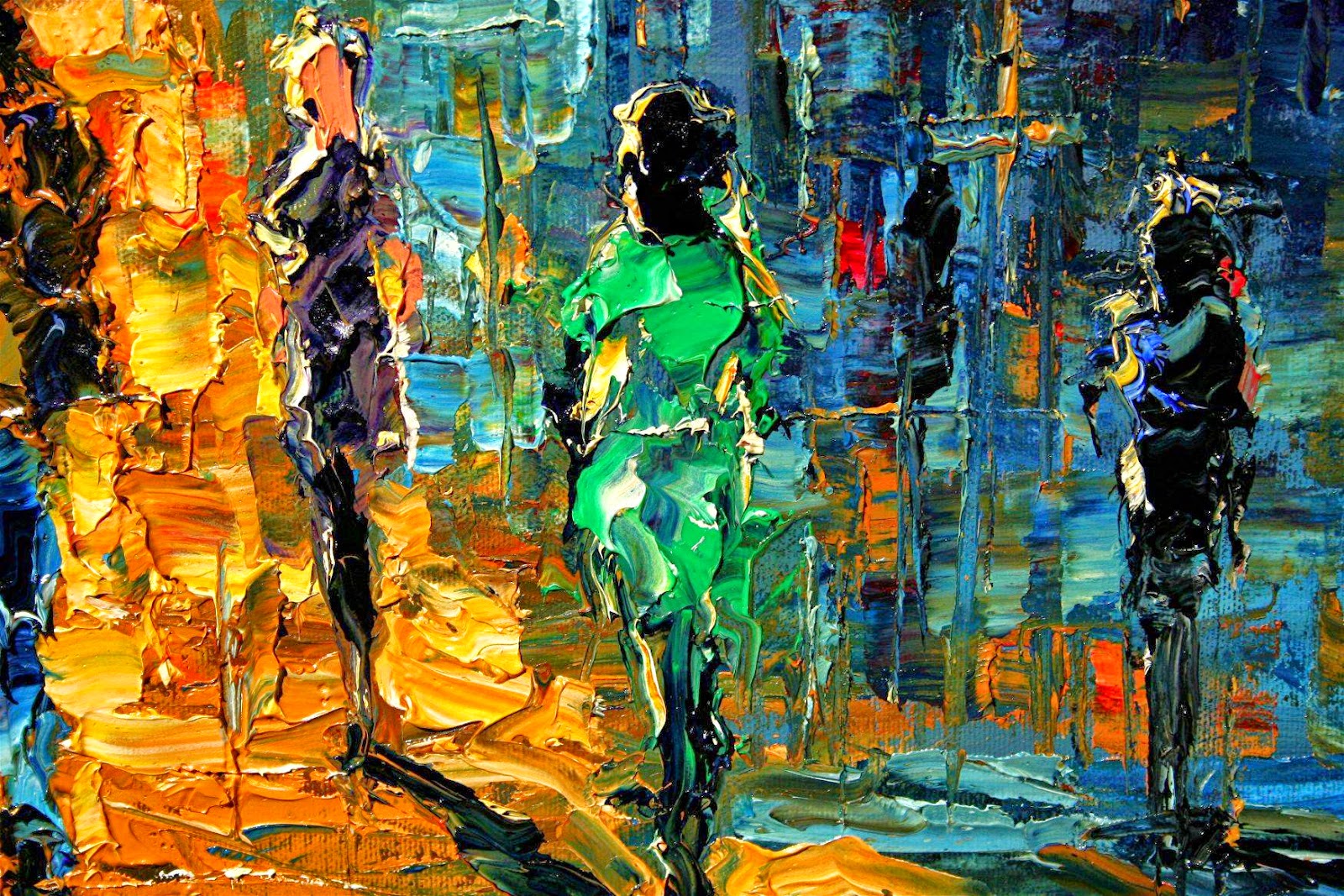 Andre Dluhos, 1940 ~ Abstract Palette Knife painter | Part. 2 | Tutt