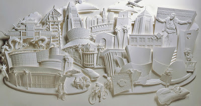JEFF NISHINAKA's Paper Sculpture-The Savoy