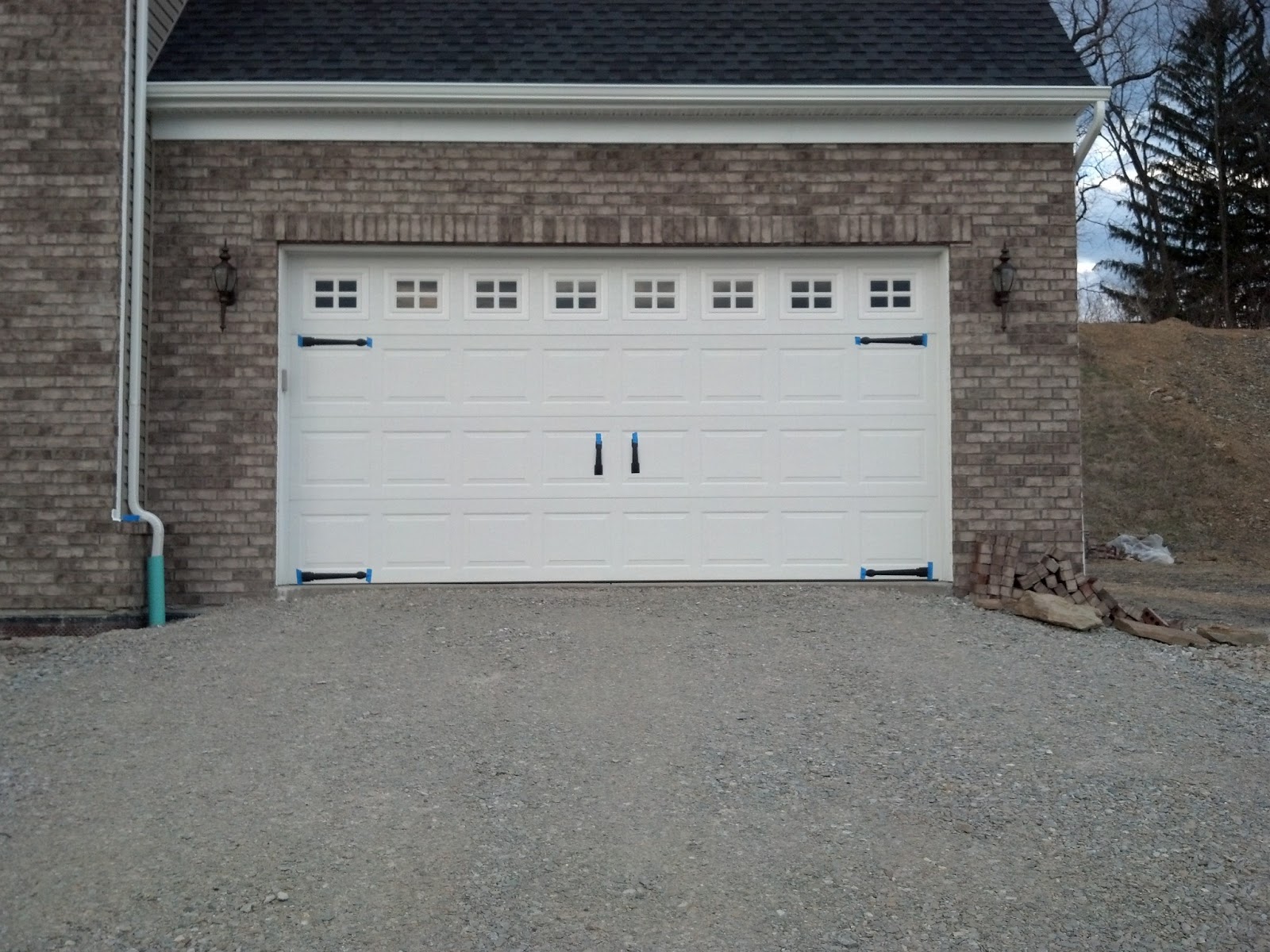 Savoy Ryan Home Garage door decorative hardware dilemma advice??
