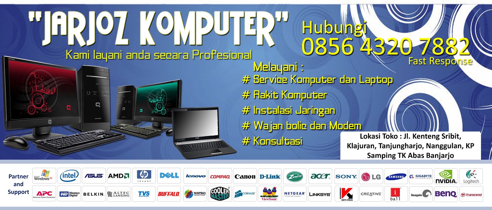 Contoh Banner Service Komputer