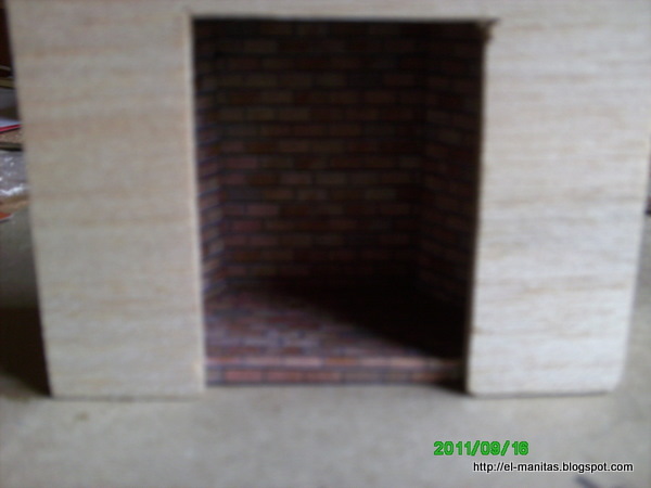 el mundo de las manualidades y la artesanía: tutorial de chimenea completo