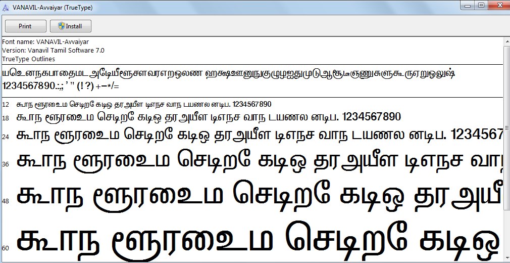 All Tamil Fonts Free Download wanreil TF