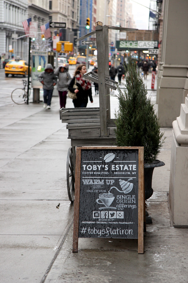 Toby's Estate Coffee in the Flatiron District York Avenue