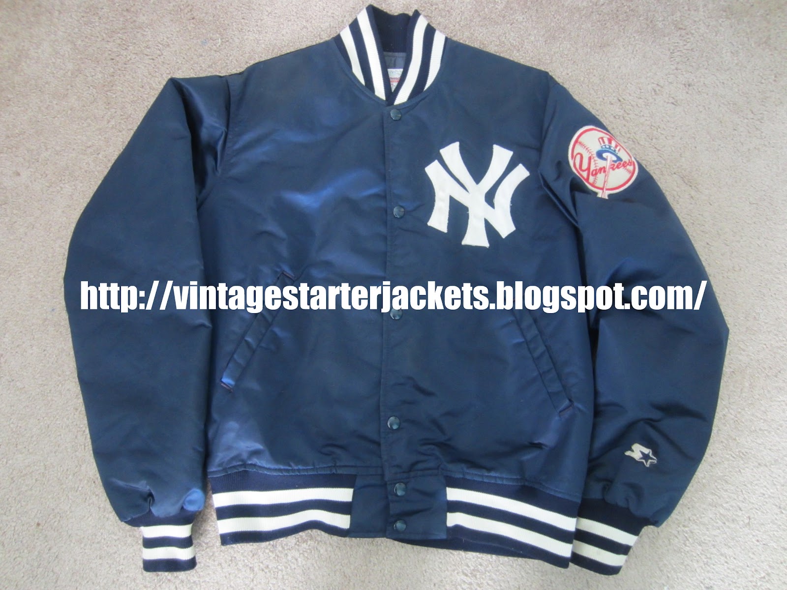 Vintage Sports Apparel Vintage New York Yankees Satin Starter Jacket