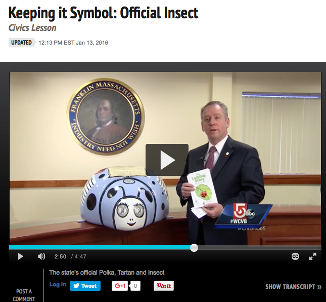 franklin downtown partnership ladybug story on wcvb s chronicle