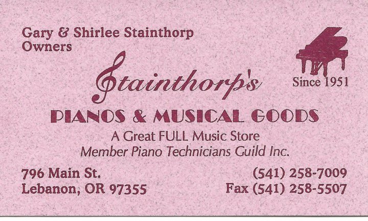 Stainthorp's Music
