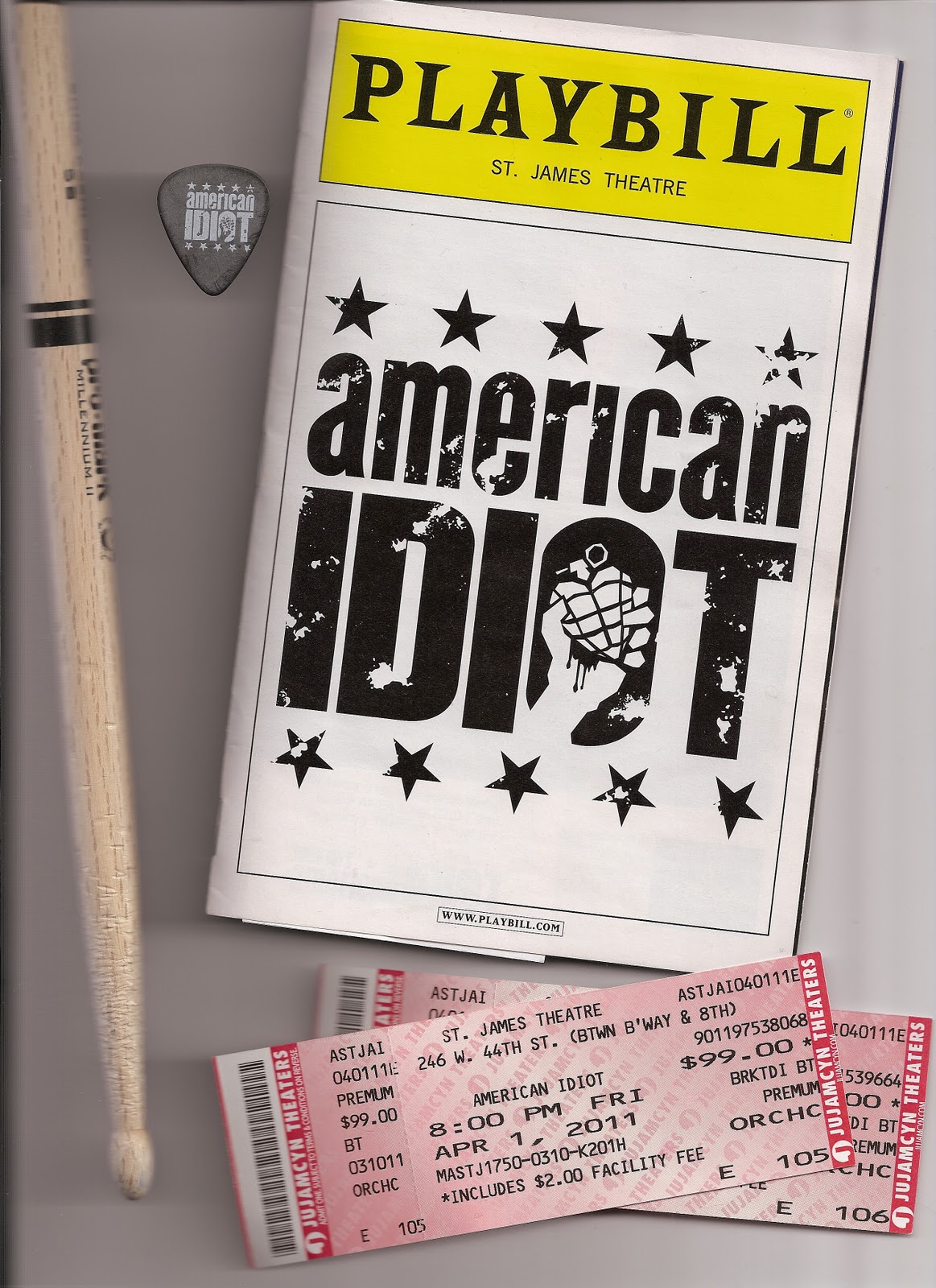 American Idiot Playbill