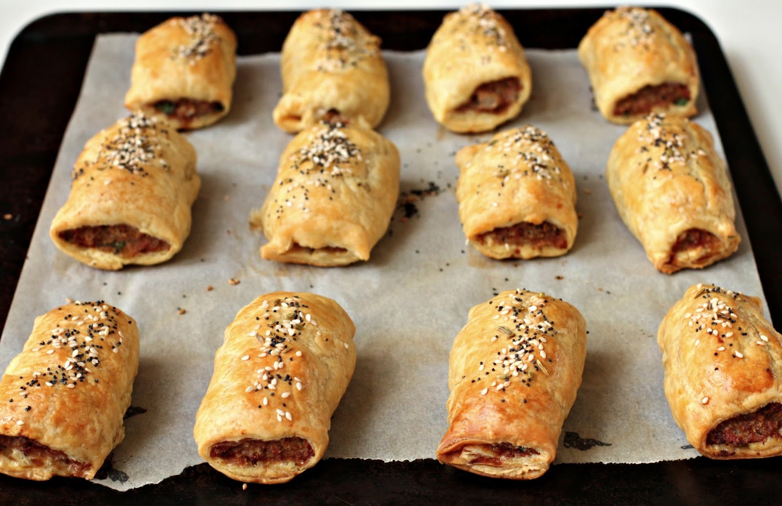 Milk and Honey Pork and Fennel Sausage Rolls