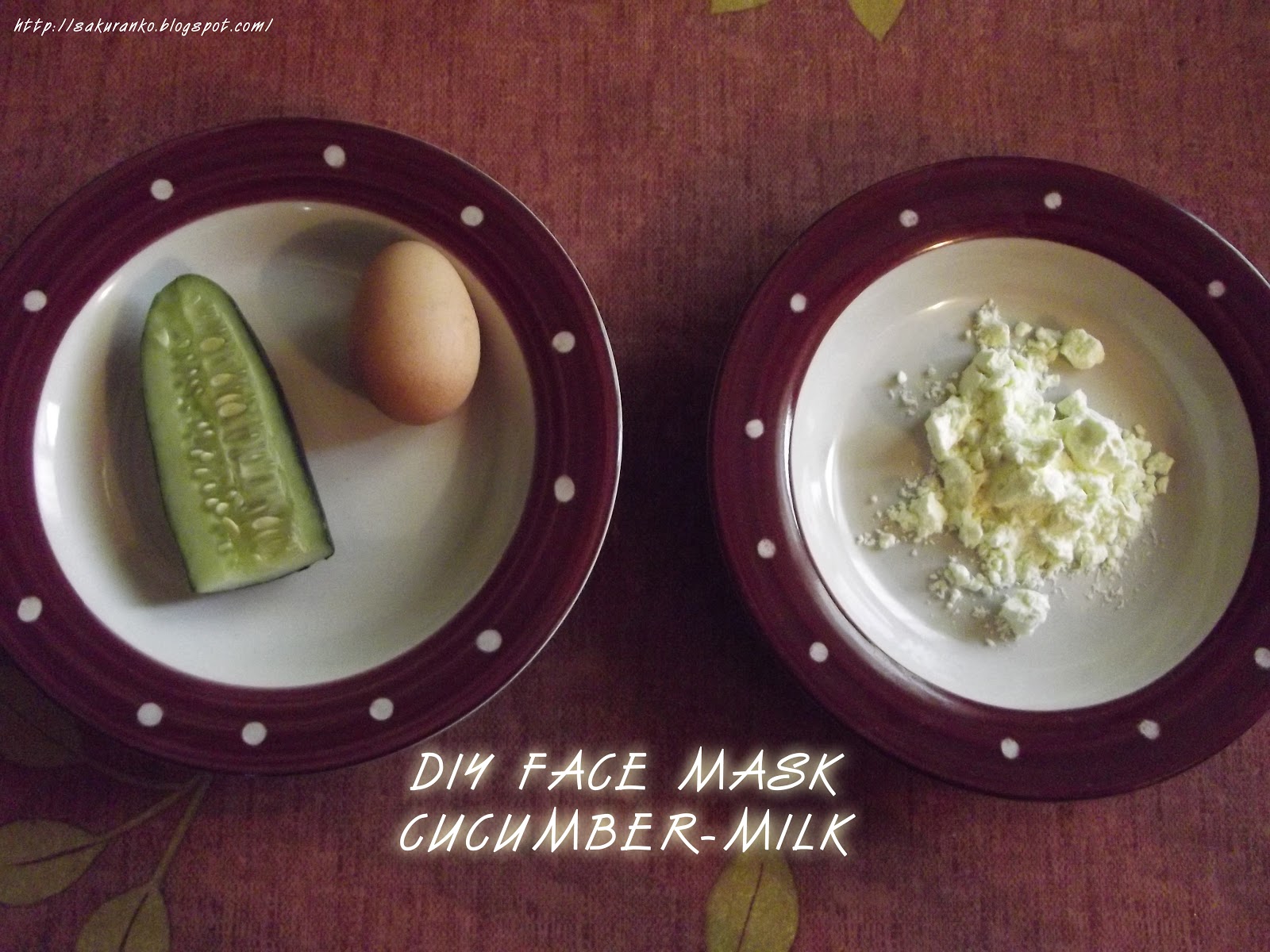 Sakuranko DIY Face Mask CucumberMilk
