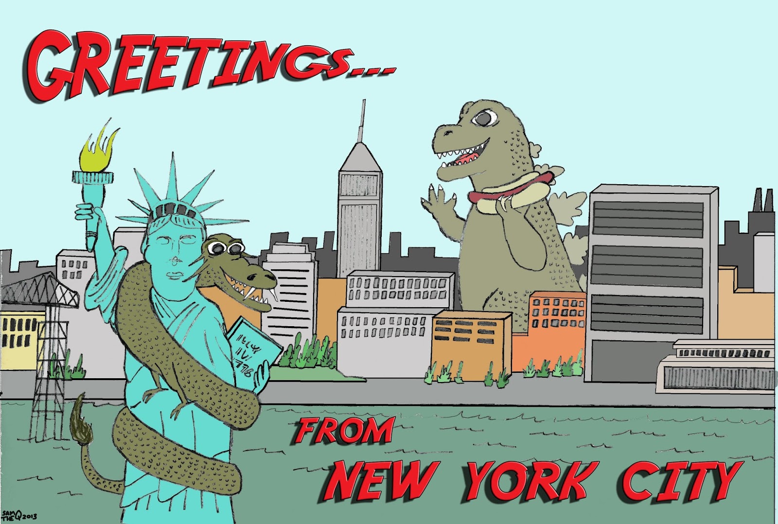 the sphinx kaijubilee 09 postcard from nyc 68
