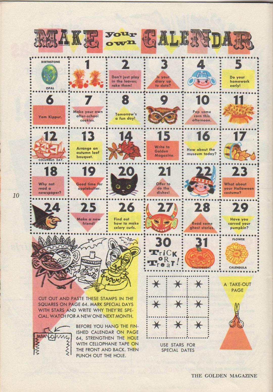 Mark's Super Blog An Antique Calendar