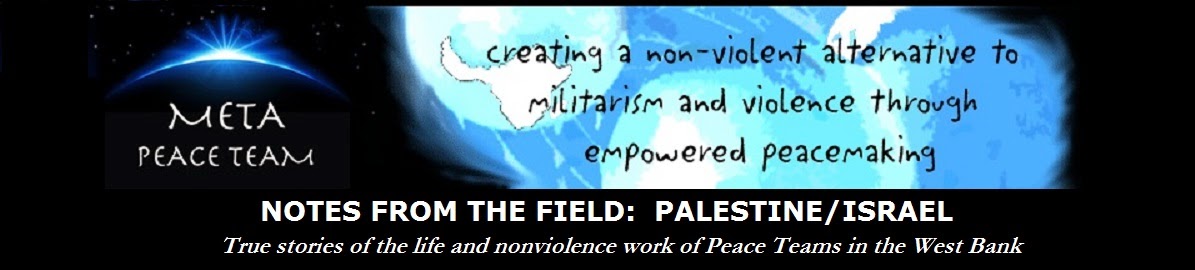 MPT Peace Team Reports: Palestine/Israel