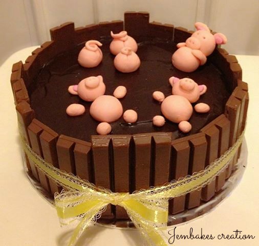 jembakes chocolate pig cake
