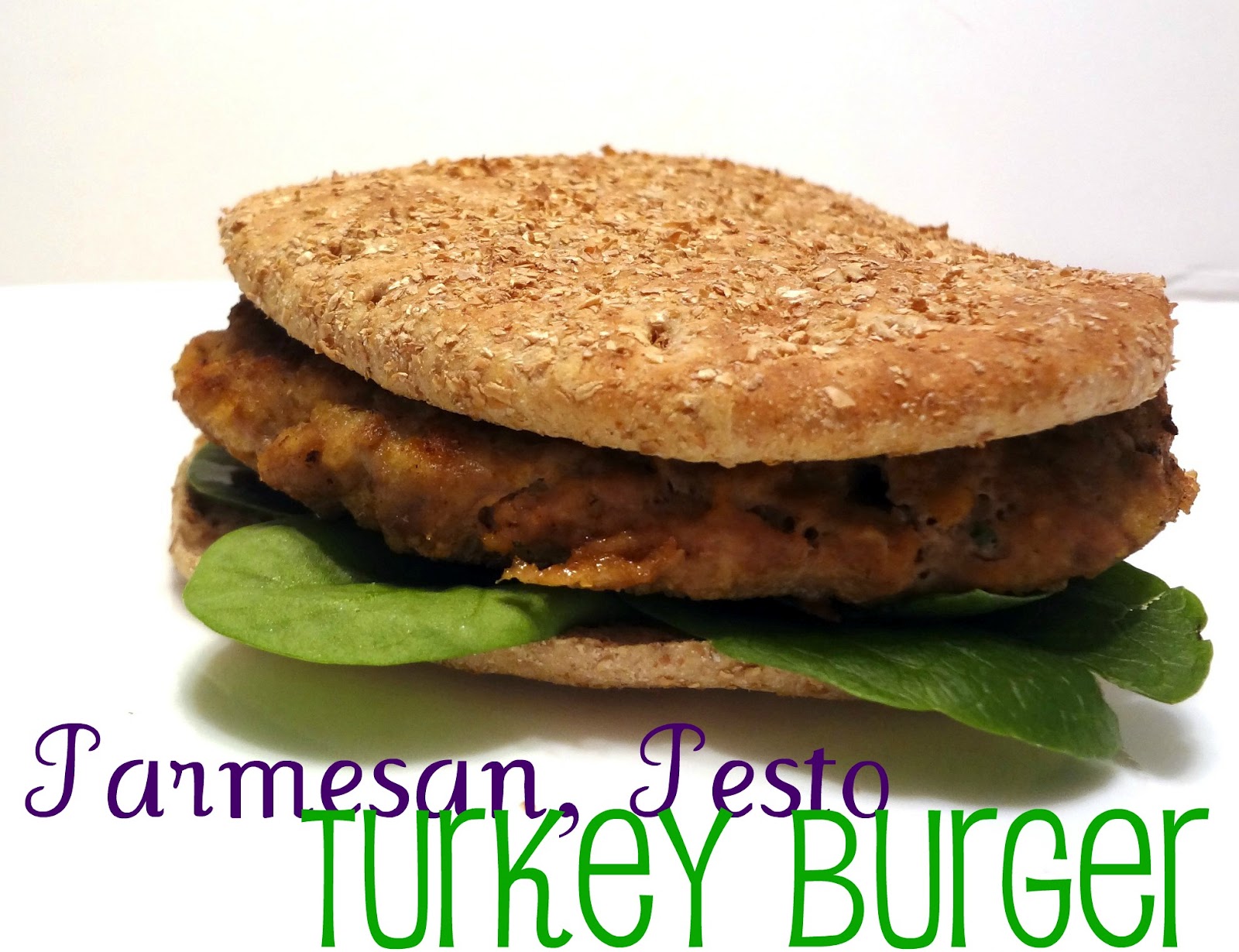Attack of the Hungry Monster Parmesan, Pesto Turkey Burgers
