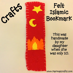 islamic bookmark ramadan crafts muslim felt printable