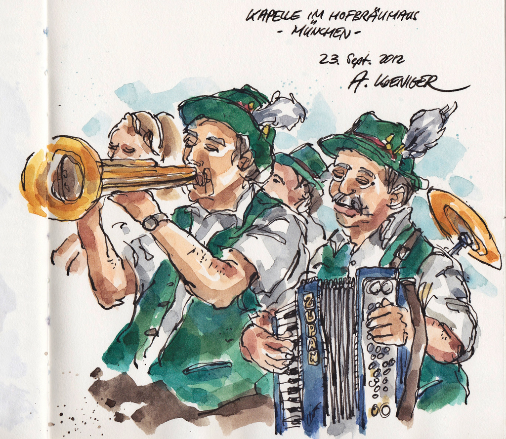 Zeichnen In Der Landschaft