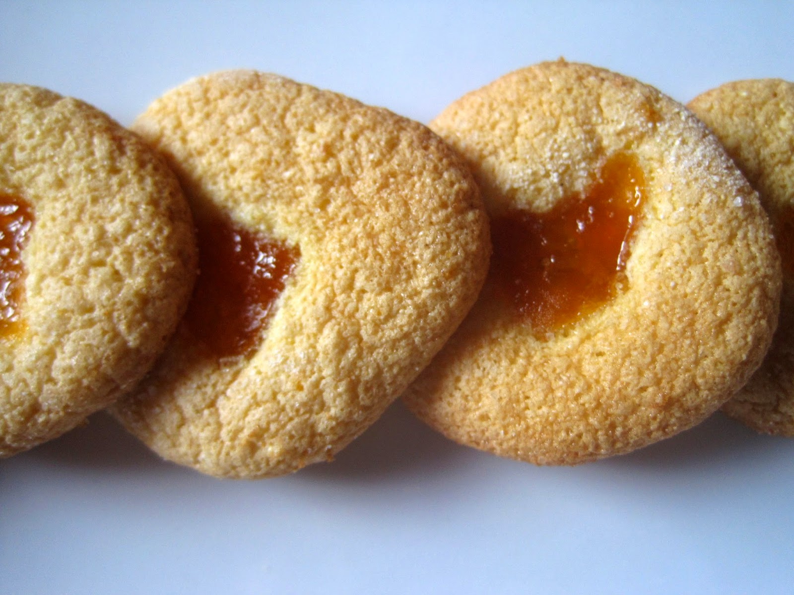 Tea Bag Biscotti di semola di grano duro con marmellata di albicocche