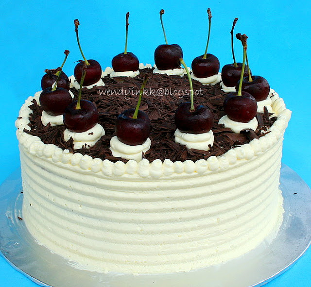 Table for 2.... or more Fresh Black Forest Cake Fruit Week 5