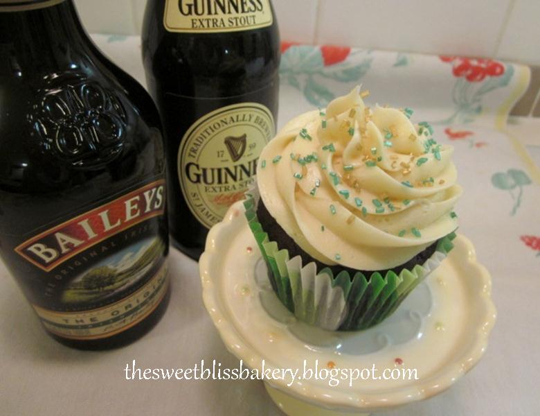Guinness Baileys Cupcakes Guinness Baileys Cupcakes